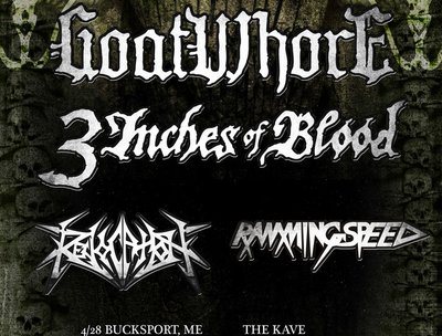 GOATWHORE and 3 INCHES OF BLOOD with Revocation and Ramming Speed