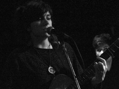 Heather and her DanElectro at the Comet