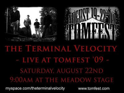 See us on the Meadow Stage at TOMFEST!