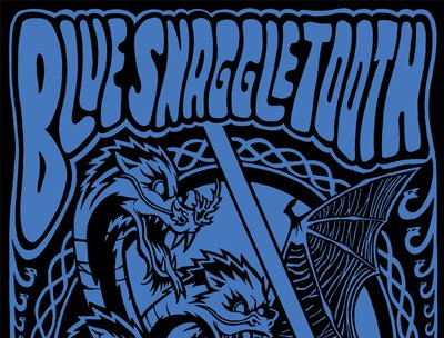 Blue Snaggletooth promotional poster - artwork by Jeremy Wheeler