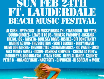 BSD to play Fort Lauderdale Beach Music Fest. 2/24/13 9 PM