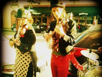 Busking around Portland