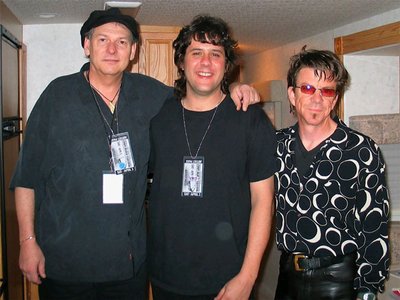 Sean with Tommy Shannon & Chris Layton