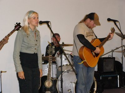 ADAM and CHERISH and Glen on drums