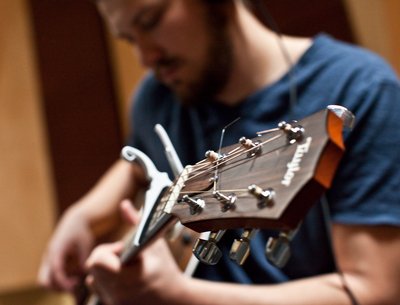 in the studio