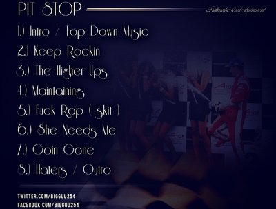 Pit Stop EP Back Cover