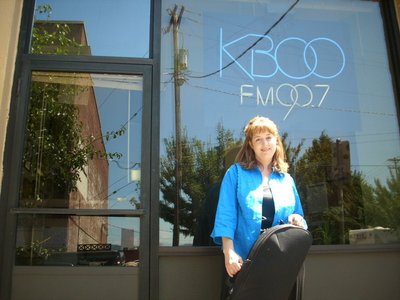 After the KBOO interview: Portland, OR