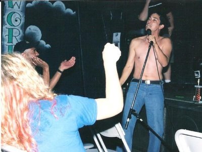 Performing in a really hot nightclub:P