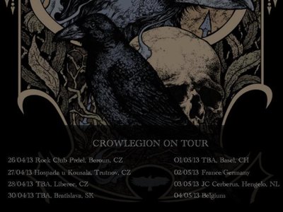 Here are the so far booked shows for the april tour, info on the TBA CZ/SK/CH dates to come soon.