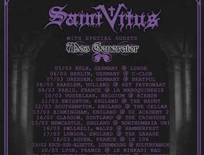 SAINT VITUS / MOS GENERATOR TOUR - March 2013
