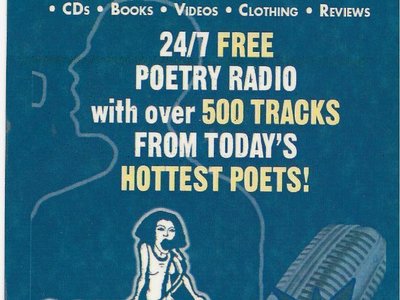 A PoetCD.com, Incorporated flyer the company I helped co-found w/ Al Letson, Jr., and Dwayne Rayner