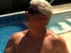 Me, hanging out at the swimming pool (my office in the summertime)