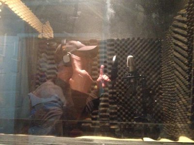 in the booth!!
