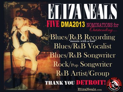 Detroit Music Awards 2013 Nominations - Thank You Detroit!