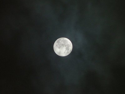 Full Moon the night of the gig - Photo by Ron Rutherford