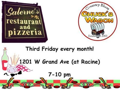 Salerno's Pizza! This Friday!