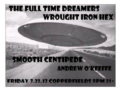Flyer or 3/22/13 show at Copperfields