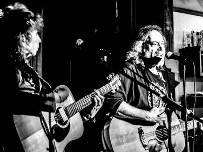 Jim and Tapia at The Republic of Pie