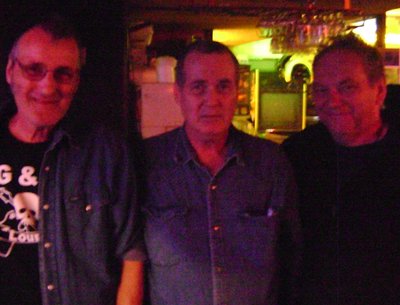 L to R:Writer John Conquest,Jeff and DJ friend Mike Penard from France!