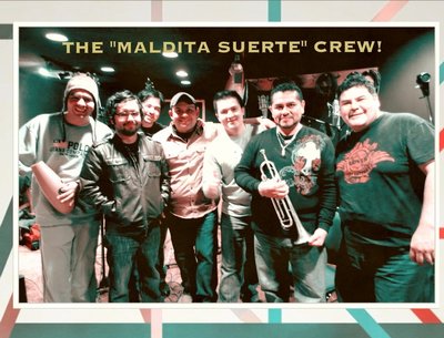 Zakke and friends recording "Maldita Suerte"!!!