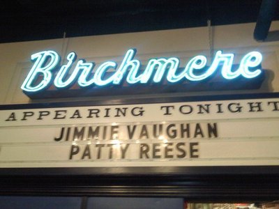 Birchmere sign