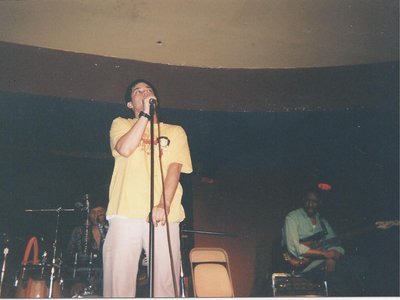 Performing in LA at the Fly Poet Showcase on Wilshire.