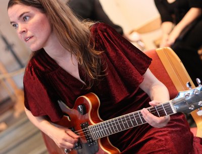Hafdis Bjarnadottir performing in SkÃ¡lholt, CD available in 2014.