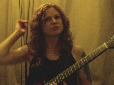 Jules in a video still from Rehearsals! Early 2011