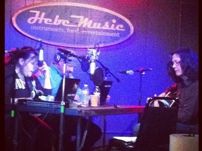 John Cook doing Hebe Live with August and Kimmi radio show - 3.26.13