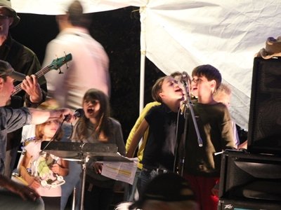 Newest backing singers!  We've never sounded better!