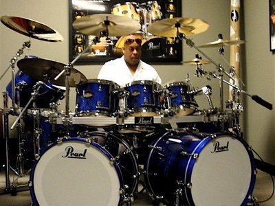Larry vist Pearl Drum West Coast Artist Relations North Hollywood, CA