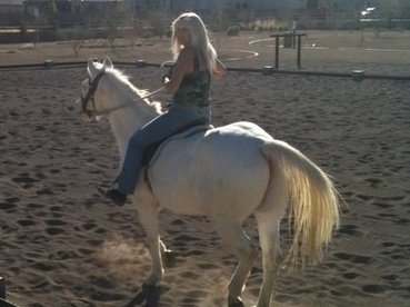 Me and Cool on the trail