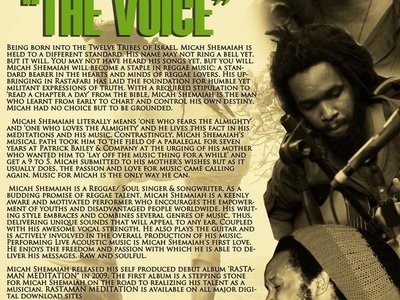 MICAH SHEMAIAH BIO