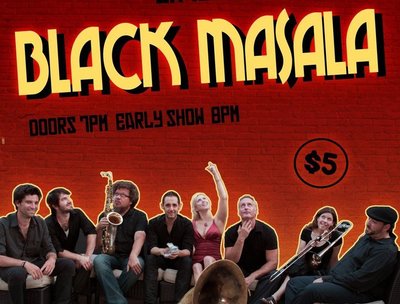 Black Masala Tropicalia Show Flyer