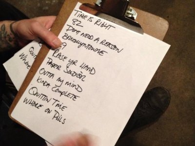 setlist. 2013