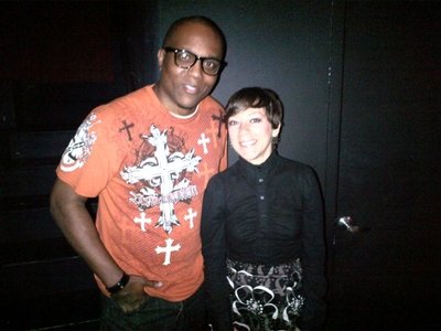 Me and Gretchen Parlato after her Durham, NC concert