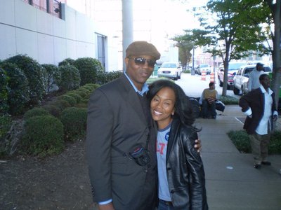 Me and Sonja Sohn (Kima from The Wire)