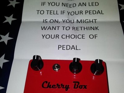 We have teamed up with Lollygagger FX, will be taking their Cherry Box pedal out on tour with us!