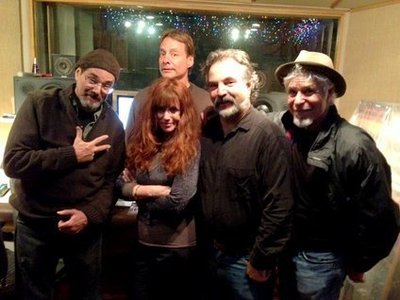 Recording "A Minor Bit Blue" with Robrta Donnay