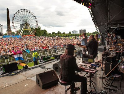 Glasgow Green with Raintown