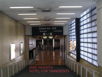 The rejected cover for Haggith's 2009 record "Hotel For Transients".