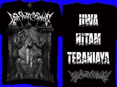 T-SHIRT : LAST STORY OF SINNERS ( JIWA HITAM TERANIAYA) UKURAN : L, XL IDR : 75k CP : 087751873544 R