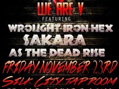 Flyer for Silk CIty show 11/23/12.