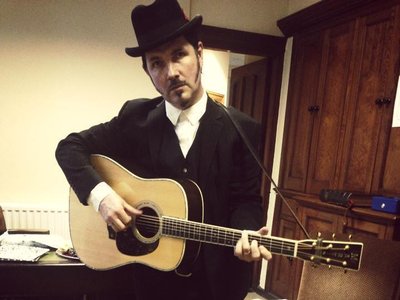 Backstage Ballymena Before Gospel Blues Solo Gig 2013