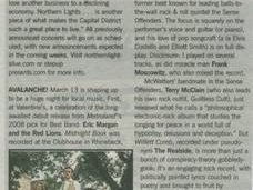Press Clipping for Willett Comb CD Release