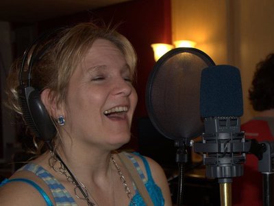 Julie in the Studio on "Let My Light Shine: sessions