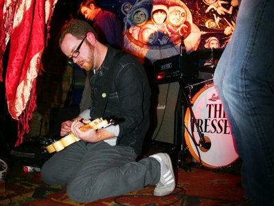 Butch drops to his knees to honor the Rock Gods