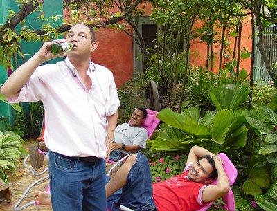 Compartiendo con amigos.