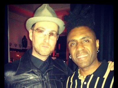 Me an Omar who featured on my our 1st official single "When Love Takes Over"
