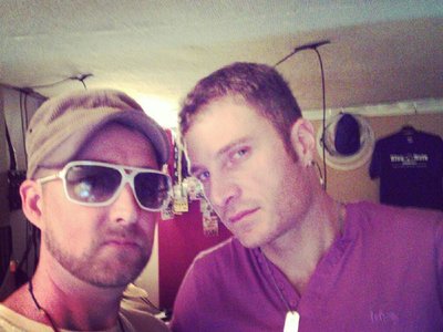 In Francesco Mendolia's studio from Incognito and Winston Blissett from Massive attack for ROXY5000
